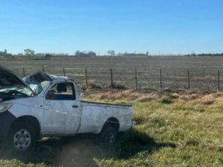 Trgico accidente en la Ruta 188: Muere empleado rural en vuelco de camioneta