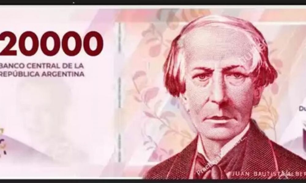 Nuevos billetes de $20.000 comenzarán a circular en octubre