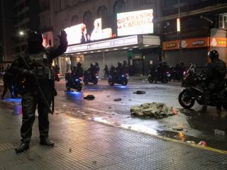 Graves incidentes en el Obelisco empaan los festejos por la conquista de la Copa Amrica