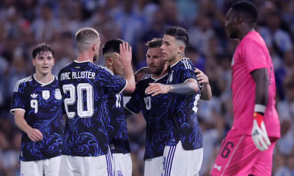 Argentina aplastó a Zambia