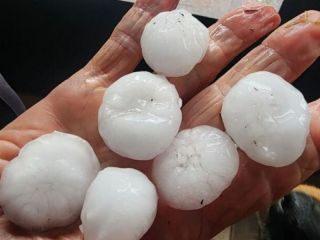 Tormentas con granizo golpearon el centro bonaerense y el AMBA
