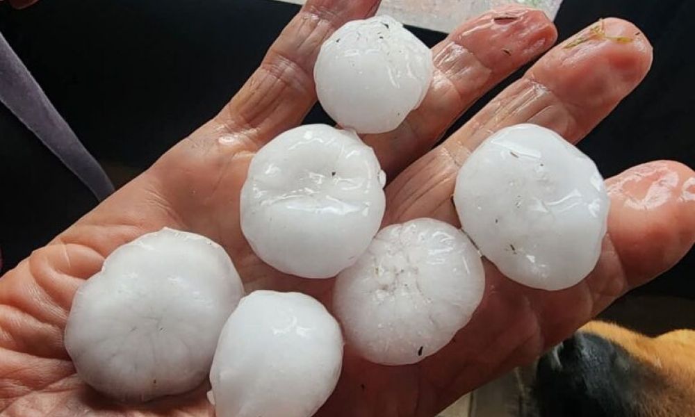 Tormentas con granizo golpearon el centro bonaerense