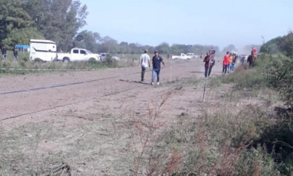 Carrera de caballos en San Nicolás