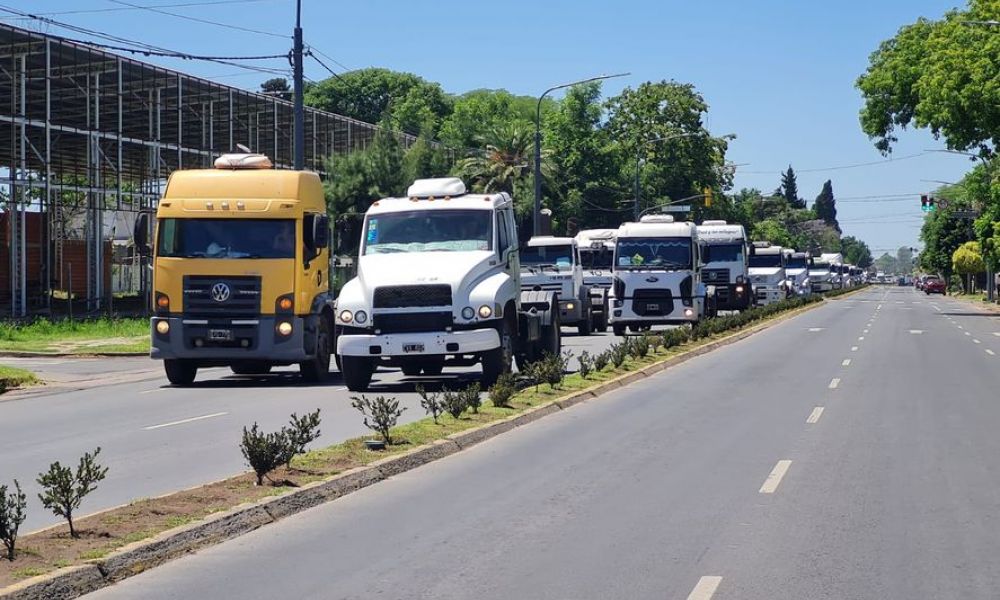 Fleteros se oponen a la prohibición de transitar en Ruta 188