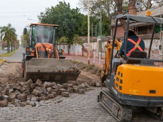 Pergamino: Comenz la remodelacin de calle Espaa