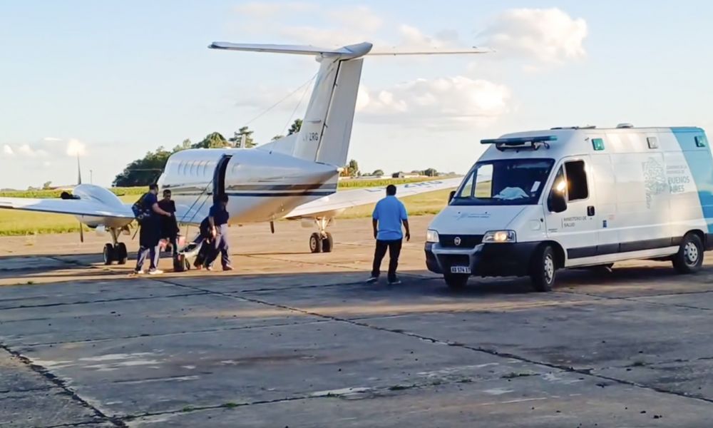 Nuevo vuelo sanitario en Pergamino
