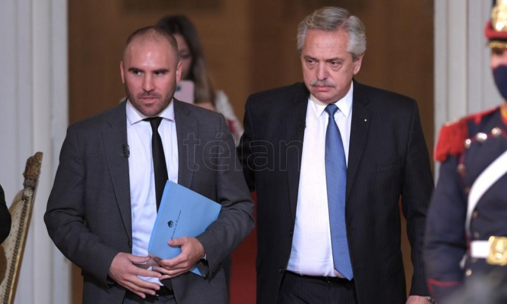 Martín Guzmán y Alberto Fernández