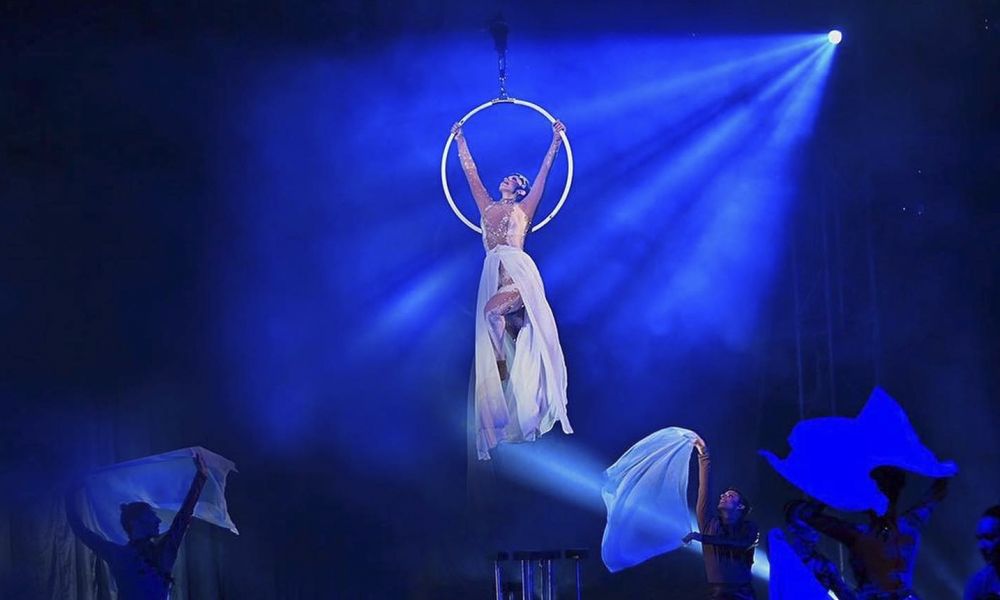 Artista circense sufre un accidente