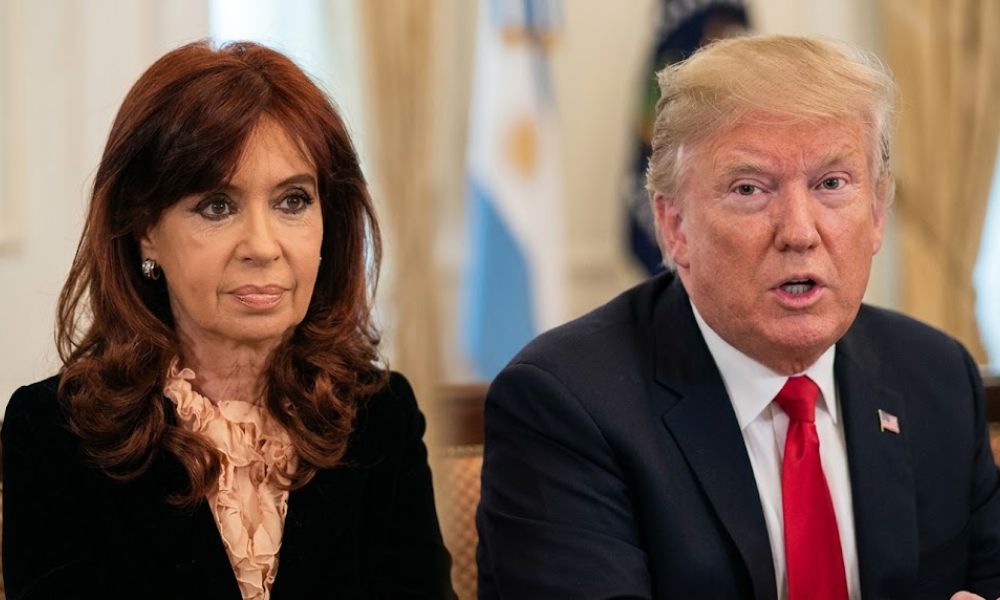 Cristina Kirchner y Donald Trump