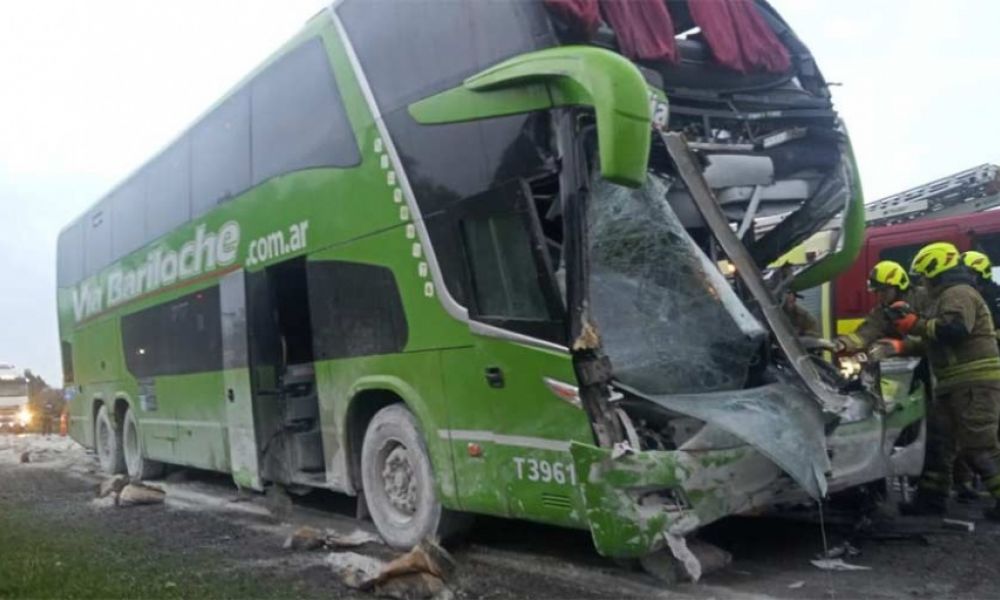 Impactante colisión en Ruta 3 de Cañuelas