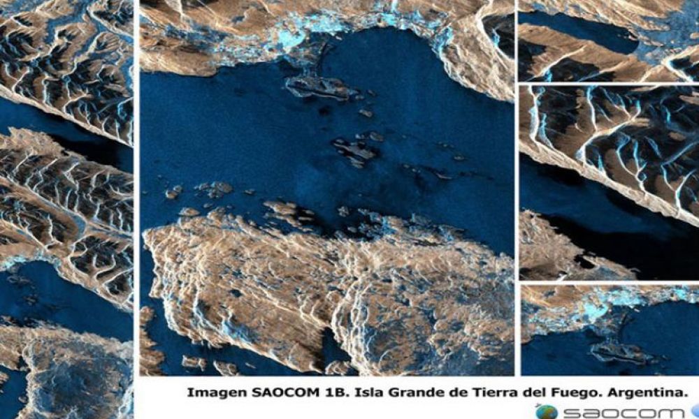 Imágenes tomadas por el satélite Saocom 1B