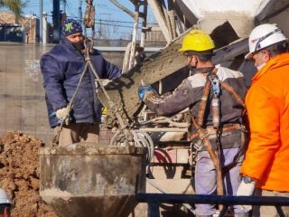 Pergamino: Avanza a buen ritmo la obra del puente de Av. Coln