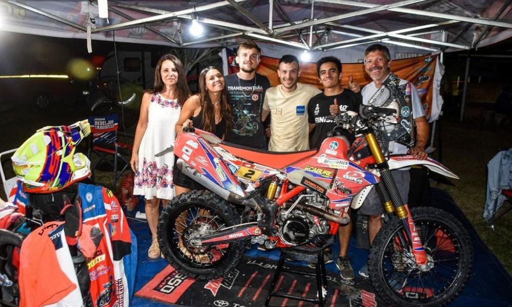 Debeljuh en el South American Rally Race