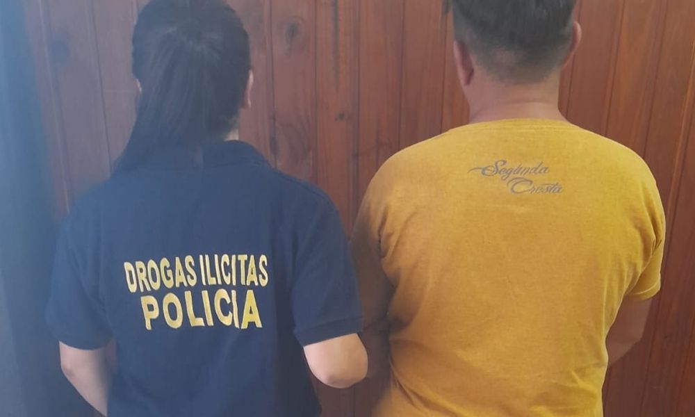 Detienen a delivery de drogas con pedido de captura