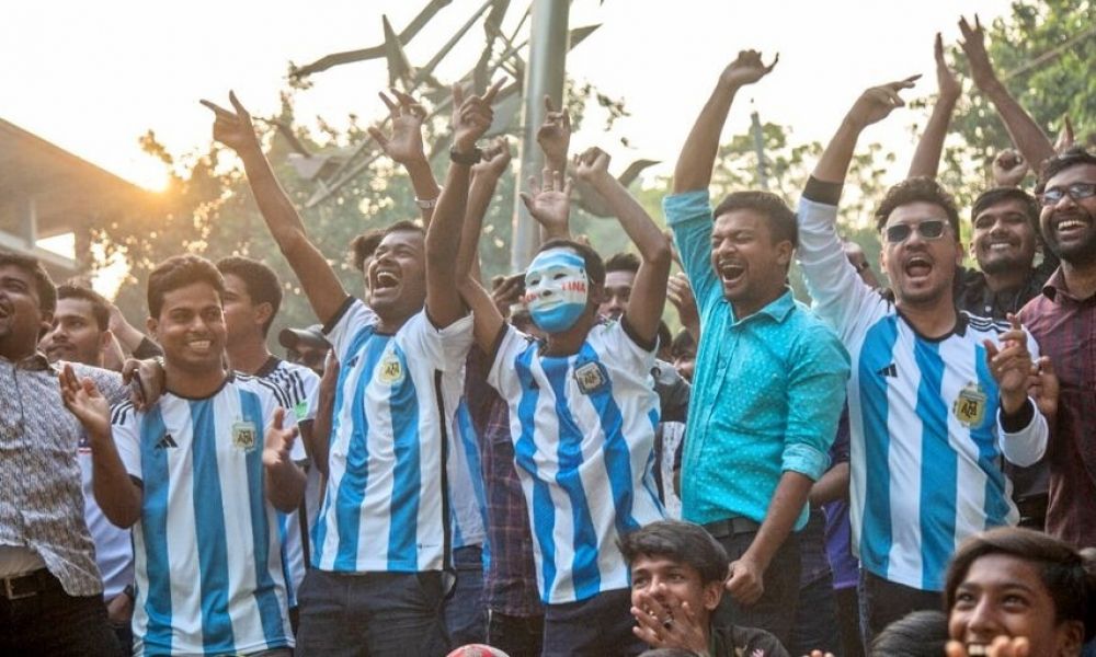 Bangladesh fue una fiesta por el triunfo de la Scaloneta