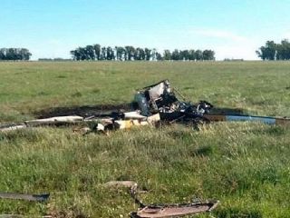 Un helicptero se precipit a tierra en la zona rural de Udaquiola y falleci su piloto