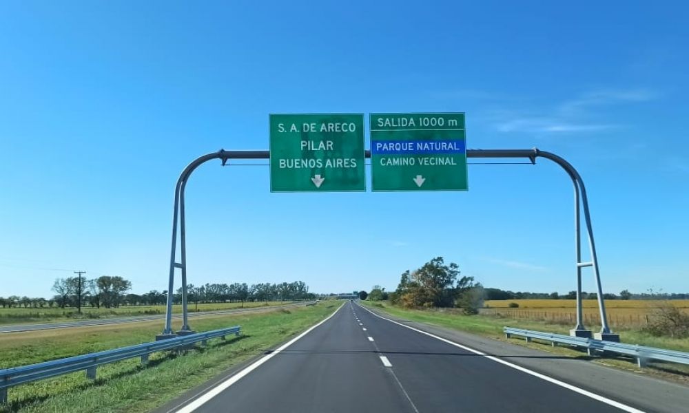 Nuevos kilómetros de autopista entre Pilar y Pergamino