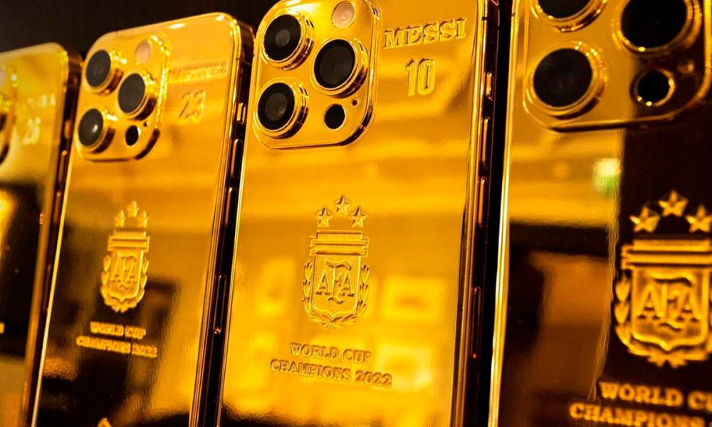 Los iPhone de la selección argentina