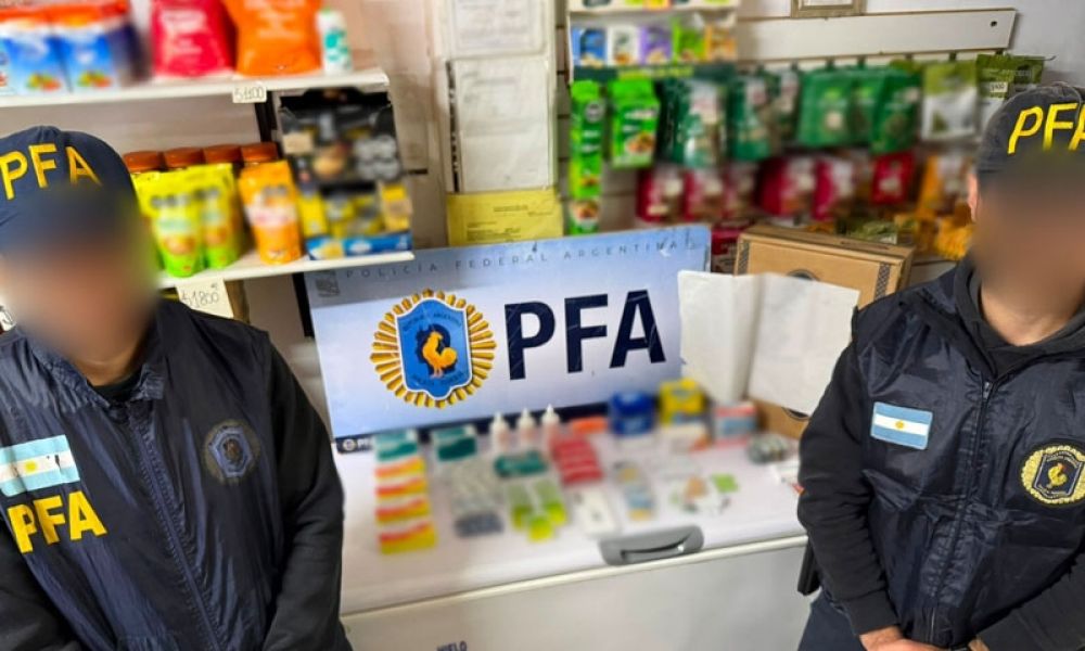 La PFA desarticuló un punto de venta ilegal de medicamentos