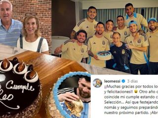Una pareja de Pergamino endulza el cumpleaos de Lionel Messi