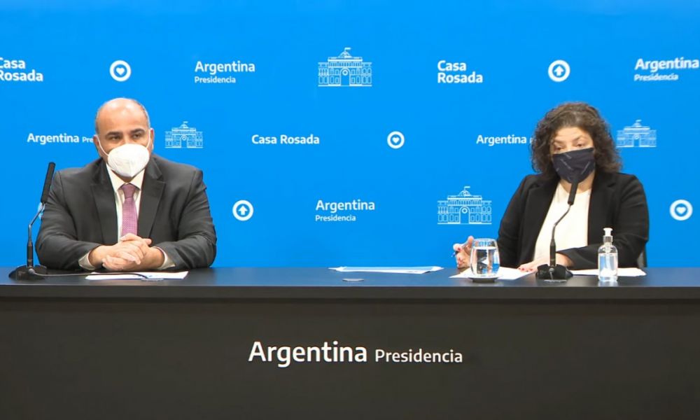 Juan Manzur y Carla Vizzotti