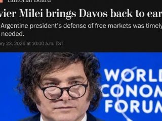 Respaldo internacional a Milei: El Washington Post elogi� su discurso en Davos