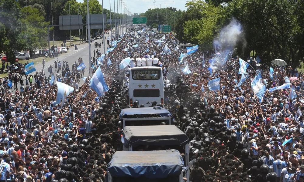 La Selección no llegó al Obelisco