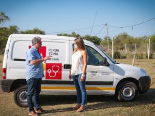 Pergamino: Martnez recorri los Caniles y present un nuevo vehculo para Veterinaria