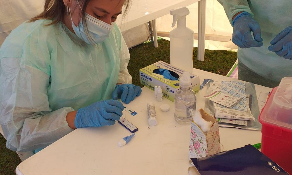 Testeos de VIH en Parque Belgrano