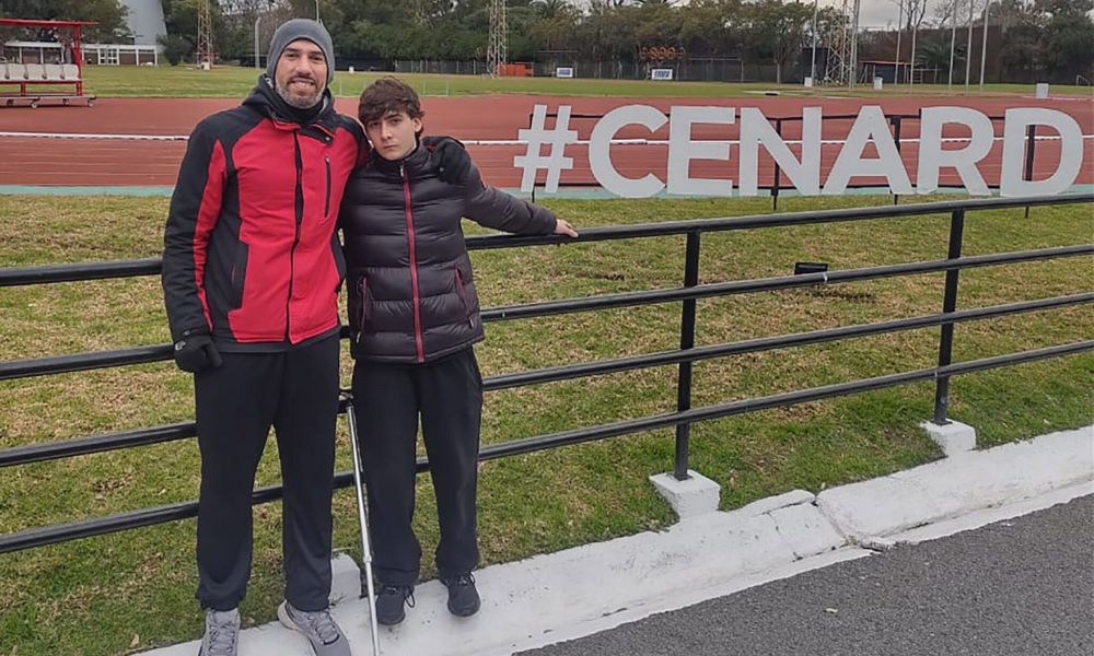 Lisandro Santoro se prepara en el CENARD
