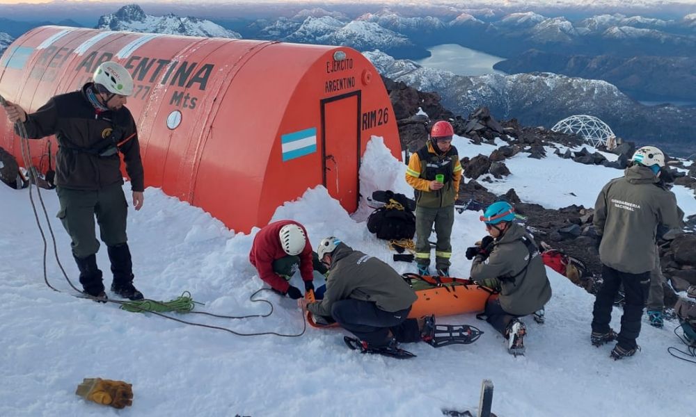 Rescate heroico en las alturas