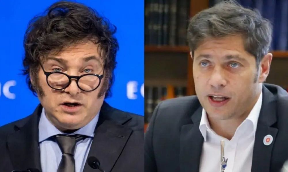 Milei y Kicillof cruzaron sus discursos