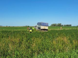 Fatal descompensacin: Un camionero muri mientras manejaba en la ruta 32