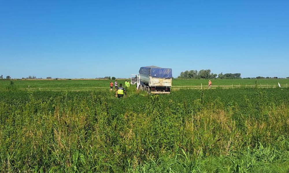 Un camionero murió mientras manejaba en la ruta 32
