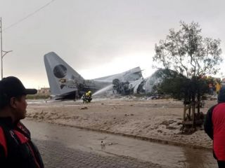 Tragedia a�rea en Bolivia: Avi�n militar con dinero del Banco Central se estrell� y dej� 15 muertos
