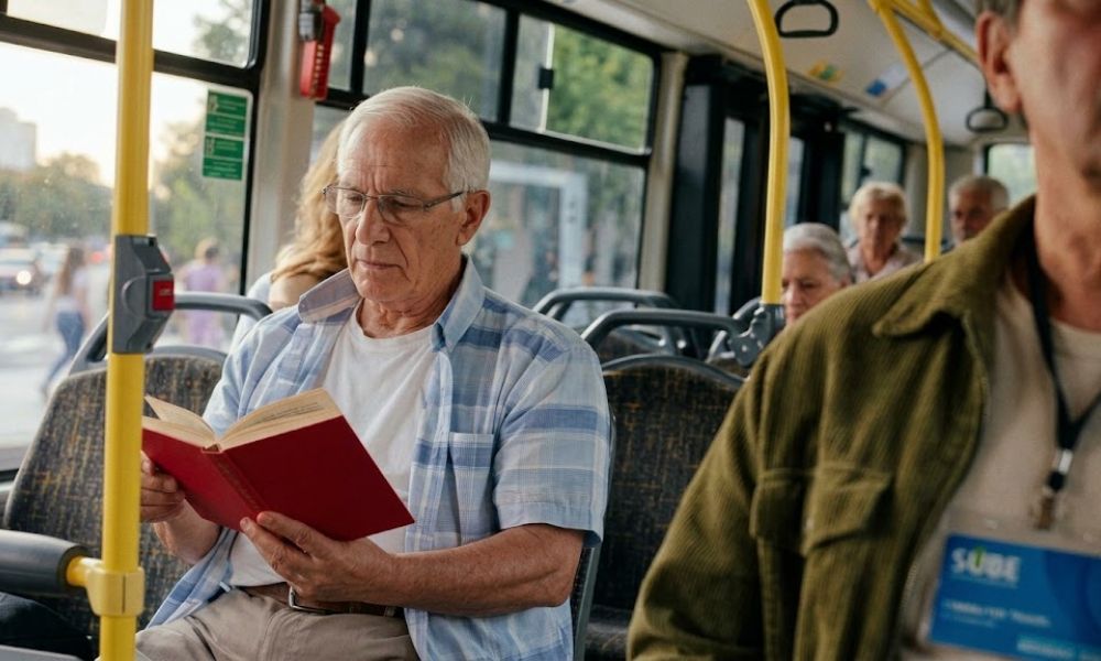 Boleto gratuito para mayores de 65 años