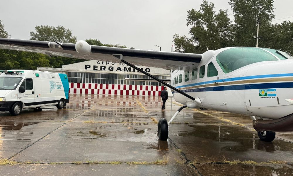 Un llamado del CUCAIBA originó un nuevo vuelo sanitario