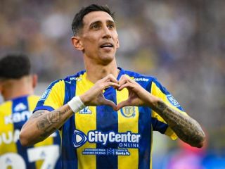 Golazo olímpico de Di María le dio el empate a Rosario Central ante Boca