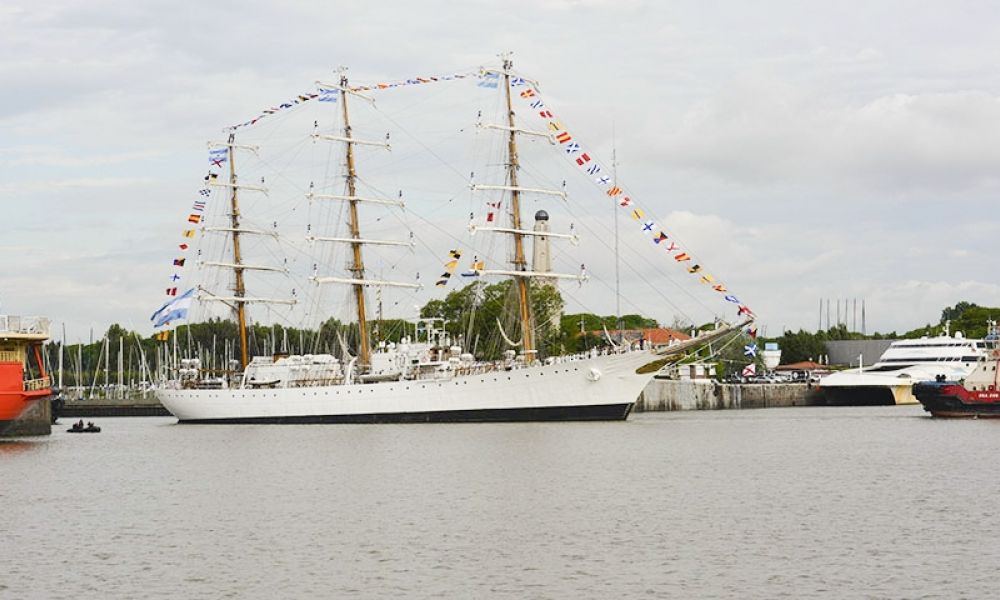 La fragata ARA Libertad culmina su 52º Viaje