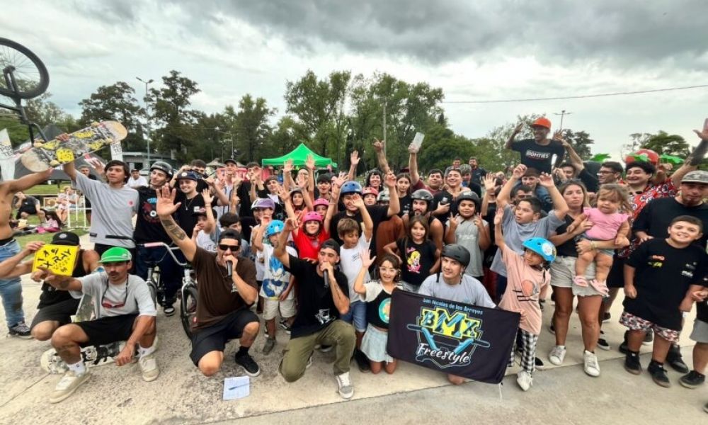 Pergamino vibró con el BMX