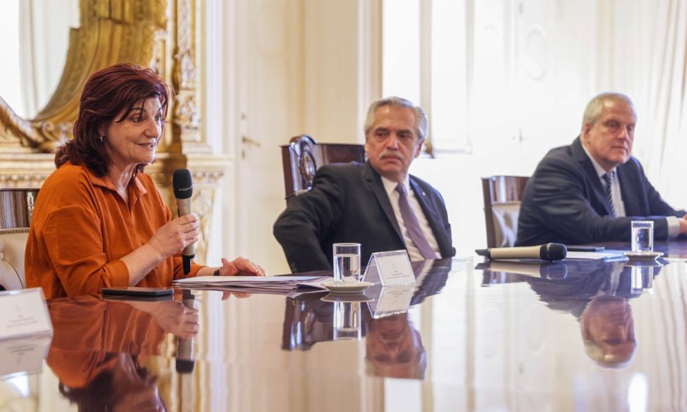 Alberto Fernández recibió a representantes gremiales