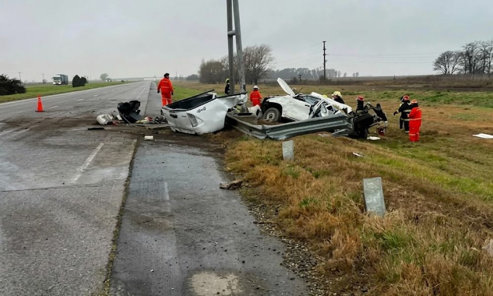 Tragedia en la autopista Rosario-Córdoba