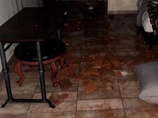 Temporal arranca el techo de un hotel en Crdoba: tres heridos y una celebracin frustrada
