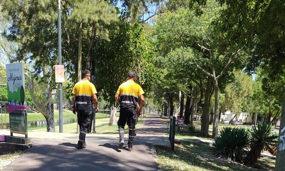 Control de tránsito en el Terraplén