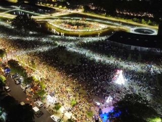 Los Charros, baile, feria y un clima elegido para festejar la primavera en Parque Belgrano
