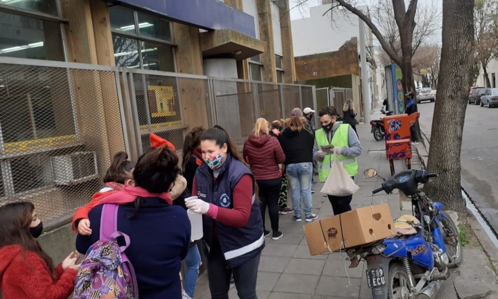 Defensa Civil en la calles