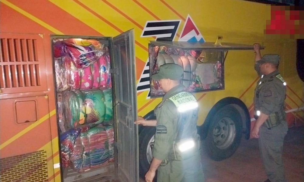 Gendarmería descubre un cargamento de hojas de coca