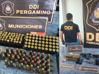 Pergamino: Un allanamiento por violencia de gnero termin con el hallazgo de un arsenal
