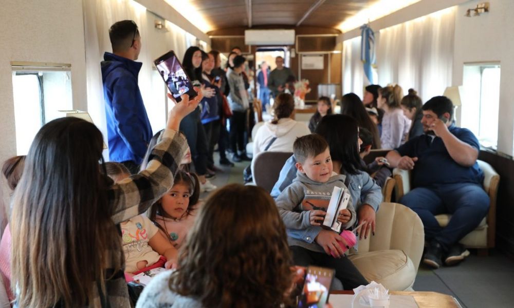 Llega el tren museo a Pergamino