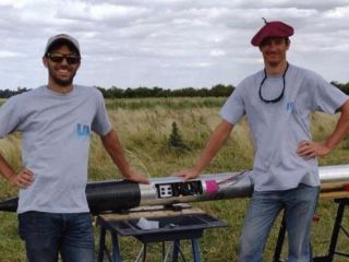 En Magdalena lanzaron el primer cohete propulsado por biodiesel del mundo